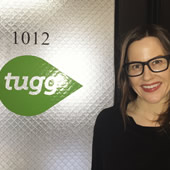 MS in Leadership for Creative Enterprises student Laura Hess at internship with Tugg